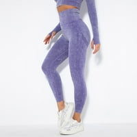 ChicCall Beamwless Plit visoke struk joge hlače, trening za kontrolu trbuha pokreće joge gamaše za žene