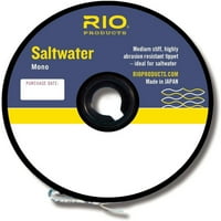 Rio Fly Ribolov Tippet Saltwater Mono 40lb Ribolovni pribor, Clear
