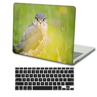 Kaishek Hard zaštitni poklopac školjke Kompatibilan je s MacBook Pro S - A1900 A + crna poklopac tastature,