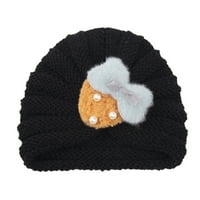 Dječja vuna traka za glavu gornje šešir za topnu jesen zimsku traku kose čvrstog jagoda