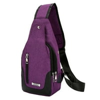 Mishuowo za prazne torbe za muškarce rame ruksačke torbe za grudničke torbe Crossbody Daypack s USB