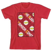 Flash Crimson COMET grafički crveni majica-XS