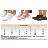 Tenmi Žene Lagane cipele za trčanje na otvorenom Prozračne čipke Up Sportske casual tenisice crna 6,5