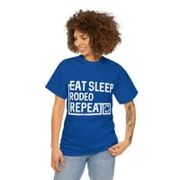 Jedite spavaj rodeo unise grafička majica, veličina S-5XL