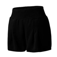 Ženske kratke hlače Ležerne prilike ljeti nagnute elastične struke Comfy plaže kratke hlače za slobodno