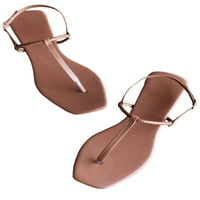 Ženski remenji Ljetne sandale gležnjače ravne sandale dame udobne cipele za plažu žene klipni prstiju