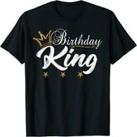 Rođendan King Gold Crown košulja za dječake i majicu za muškarce