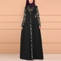 iopqo padajuće haljine za žene ženske casual haljine arapska čipka Jilbab kaftan abaya šivenje žene