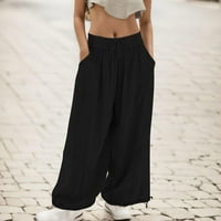 Gubotare ženske hlače Trendi ženski ultra soft lounge joggers joga hlače sa džepovima