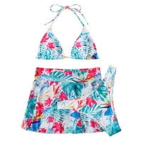 Leey-World Ženski kupaći kupaći kostimi za ženske kupaće kostime Oasis Jill Visoki dekolte mekani čaše
