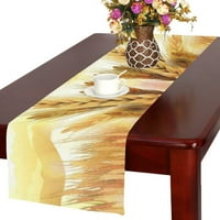 Pšenično polje Smiješan stol za trkač stola ukras za vjenčanje zabave za večeru za odmor Piknik