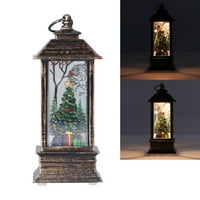 Snow Globe Lantern, kuka Christmas Sning Globe Lanter Božićni ukras osjetljivi obrasci za dom za zabavne
