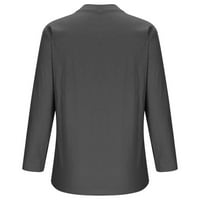 Košulje s popustom Plus za žene hladne majice za ženske ležerne ljetne bluze s dugim rukavima V-izrez