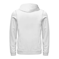 Koi bijeli grafički pulover Hoodie - dizajn ljudi m