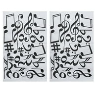 Naljepnice naljepnica Naljepnice za zid Muzički ukrasi Muzička nota u obliku ljepila naljepnica