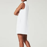 Easluy haljine za ženske haljine bez rukava na ruci ženske haljine proljeće bijeli xx-veliki