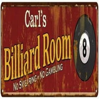 Carl's Bilijar soba crveni znak Game Soban Bazen 108240008043