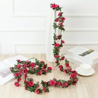 Dabay Stripe lažni cvijet ratatan fleksibilan romantični bolorfast vjenčanje umjetnog cvjeta cvjetnog
