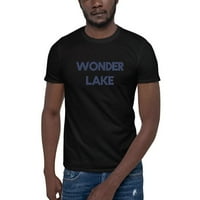 Wonder Lake Retro stil kratkih rukava pamučna majica u nedefiniranim poklonima