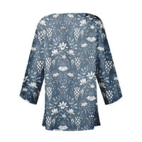Kimono Cardigani za žene otvorene prednje lagane vrhove cvjetni print pokrov za rukav ljetni kimono