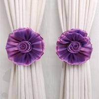 Wozhidaoke zavjese za dnevni boravak Clip-on Flower Tie Taings Holdebacks za Voile & Net zavjese Zavjese