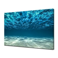 Blue Ocean Wall Art Slikarstvo Seascape Slika Ispis na platnu za kućni dekor
