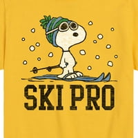 Kikiriki - Snoopy Ski Pro - grafička majica mališana i mladih kratkih rukava
