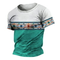 Clearance yohome muška majica majica majica Etni element etničkog stila Print Street casual s kratkih