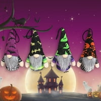 Halloween Gnomes Plish, ručno rađena vještica plišana gnome bezlična lutka za ukras za Noć vještica