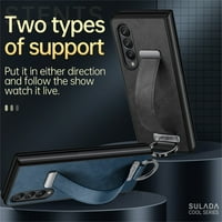 Allytech za Samsung Galaxy Z Fold 5G CASE R narukvice metalni prsten, ultra tanak udarni stražnji nosač