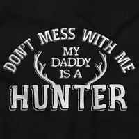 Ne miješaj se sa mnom tata lov na majicu za mlade majice TEE Girls novorođenčad Toddler Brisco brendovi