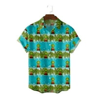Božić Grinch Muns Božić Casual majica s kratkim rukavima Havajska majica