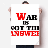 Rat nije odgovor ljubavni mir svjetski ukras naljepnice za naljepnice za plat