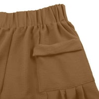 TAQQPUE ženske pamučne pantalone harem hlače visoke struk široke noge hlače vrećice sužene jogger hlače