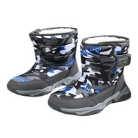 Eloshman Boys Girls Boots Vanjska hladna vremena Zimske cipele Siva 12C