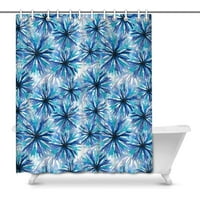 Plavi ljubičasti kukuruz na bijeloj pozadini vodootporni tuš za tuširanje dekor tkanina Kupovina