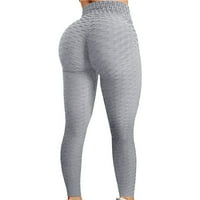 Outfmvch Yoga hlače Duksete Žene Bubble Lifting Vežbajte fitness trčanje visokog struka joga hlače Teretane