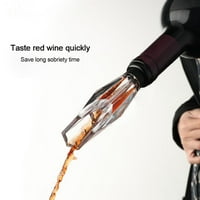 ANKISHI RHINENESTONE prijenosni crveni akrilni vinski decanter
