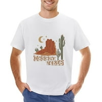 Western pustinjski pejzažni planinski muški majica