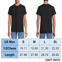 Muška shinowown službena košulja Ljetna posada na vratu Ležerne majice kratkih rukava x-velika duboka