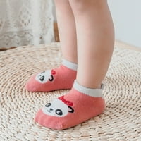Borniu baby čarape, toddler čarape za čišćenje mališana Dječaci Djevojke Čvrsto boje Čarape Držite topla
