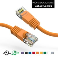 2FT CAT5E UTP Ethernet mreže za podizanje kabela Gigabit LAN mrežni kabel RJ brzi patch kabel, narandžasta