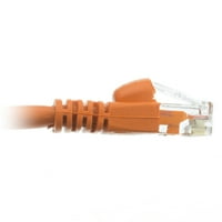 & E mačka bezobziran oblikovani čizmet za patch kabel, 2-pakovanje, narandžasta