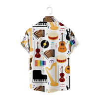 Smiješna havajska majica kratkih rukava 3D štampanje kratkih rukava Kawaii majice za djecu i odrasle