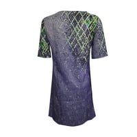 Haljine za žene Himeway Ženska modna ljetna Nova trend pozicioniranje Print V-izrez Haljina kratkih