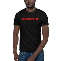 2xl Crvena bijela kuća s kratkim rukavima majica s nedefiniranim poklonima