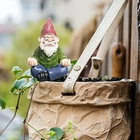 Tssuoun Yoga Dwarf Pijani ELF Creative Gnome Pokloni Dwarf smola ukrasi Realistička detaljna skulptura