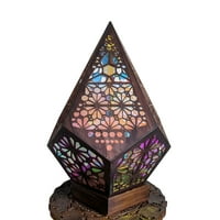 Diconna boemian lagana zvijezda Drvena lampa Diamond u obliku LED rasplata Bohemian Style šuplje od
