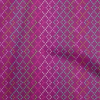 Onuone pamuk poplin Fuschia ružičasta tkanina točka za šivanje tiskane ploče od tiskane od dvorišta