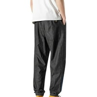 Muška modna klasična Twill opuštena fit radna odjeća teretna hlače na otvorenom sportske hlače, ležerne